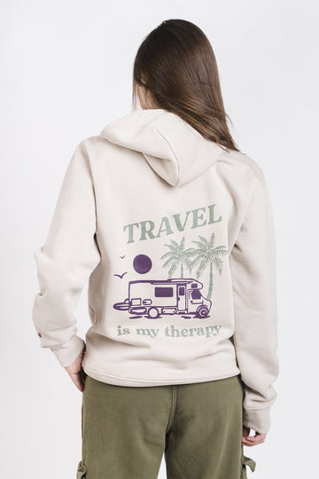 Therapy Hoodie Beige