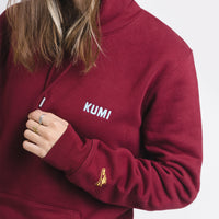 Airplane Hoodie Burgundy