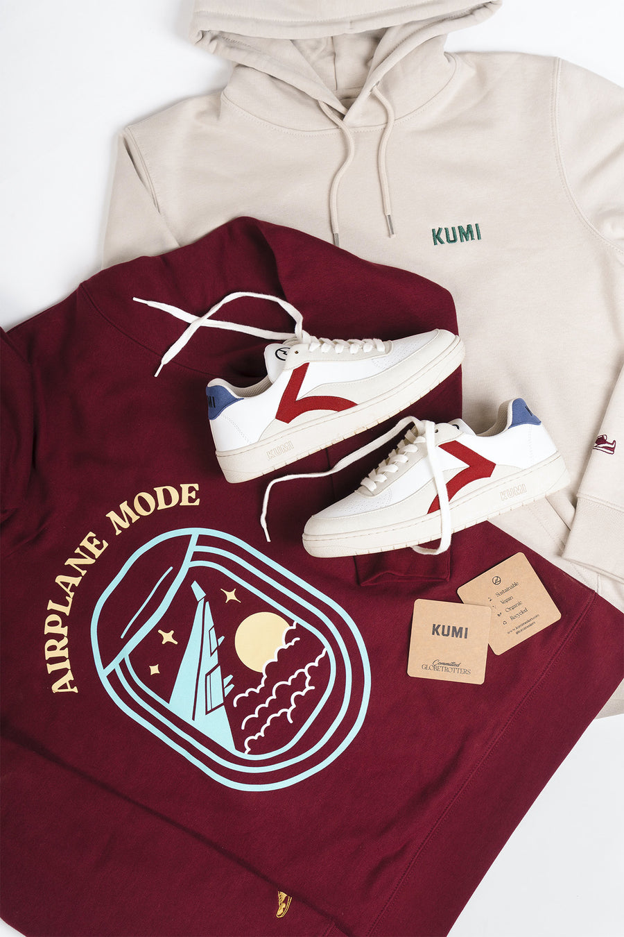 Airplane Hoodie Burgundy