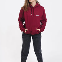 Airplane Hoodie Burgundy