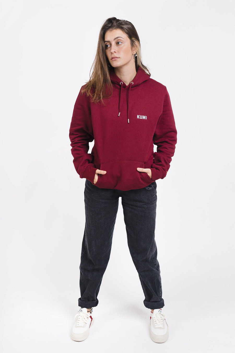 Airplane Hoodie Burgundy