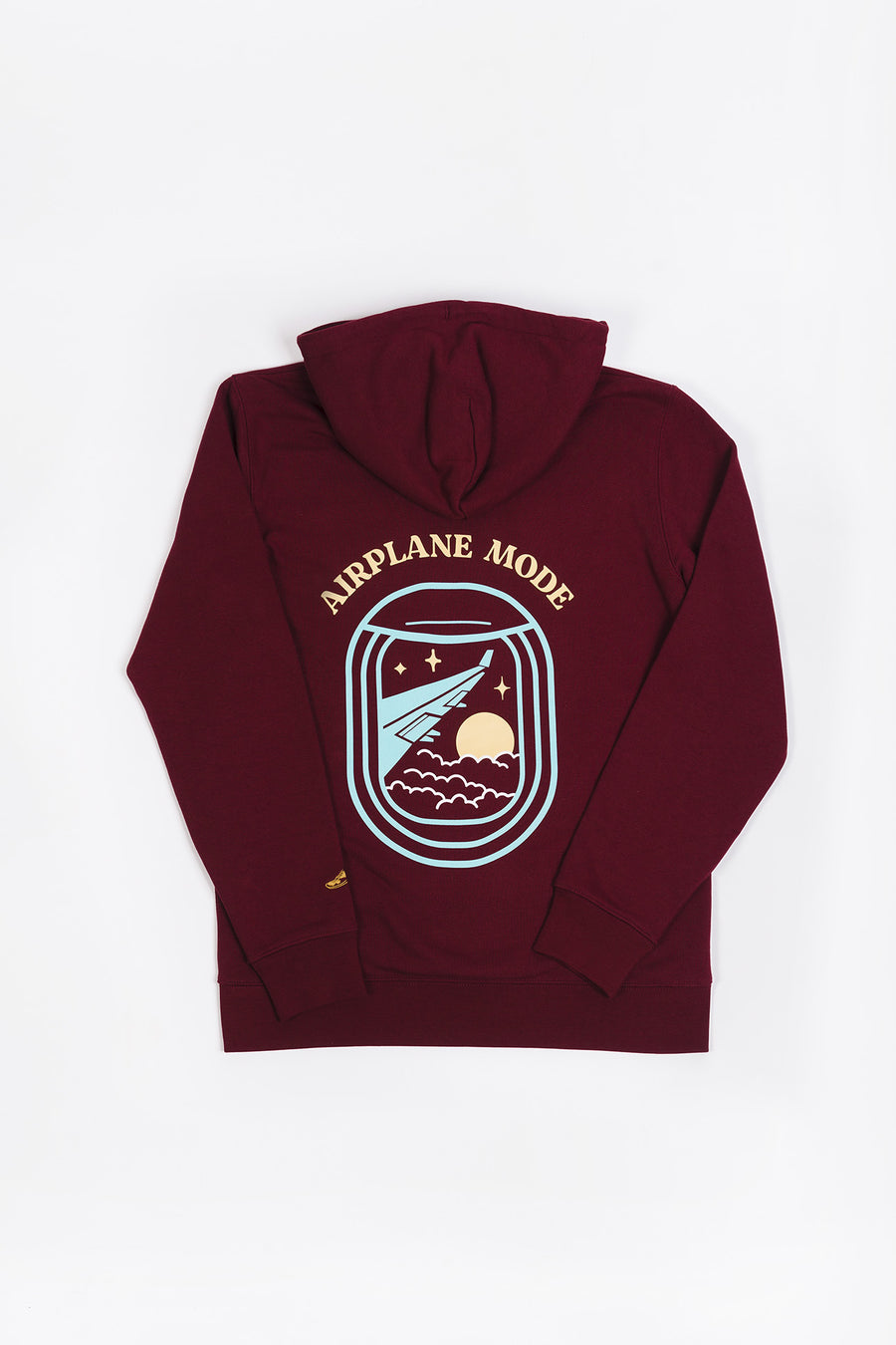 Airplane Hoodie Burgundy